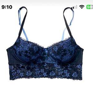 Adore Me 32DD NWT Navy Bra